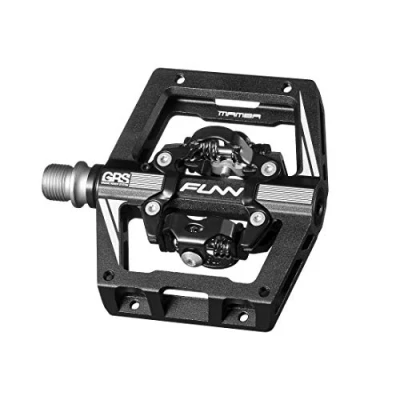 Imagen de Funn Mamba S Pedales MTB con Calas, de Bicicleta Montaña Plataforma Compacta Doble Cara Clip, Compatibles Calas SPD (Negro)