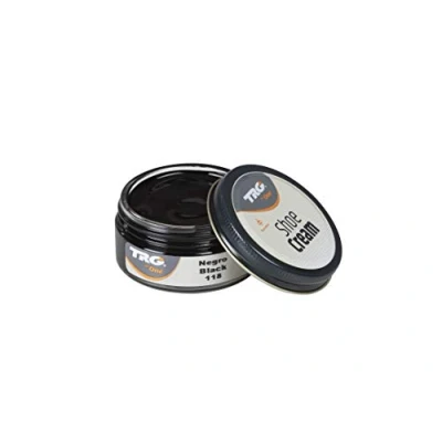 Imagen de TRG The One 118 Crema para calzado y complementos de piel sintética 50 ml, Negro (Black 118)