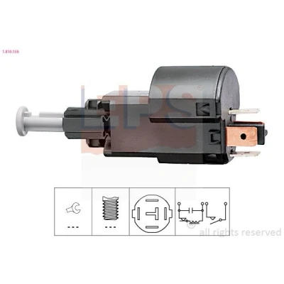 Imagen de EPS 1.810.156 Interruptor luces freno mecánico Made in Italy OE Equivalent OPEL: Zafira A, Astra G Berlina, Caravan