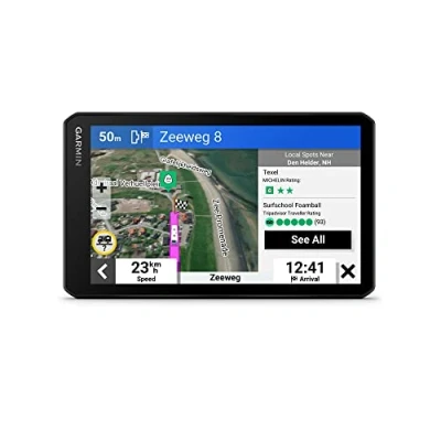 Imagen de Garmin CamperCam 795, EU Navegador GPS para Caravana con Pantalla Brillante de 7&#039;&#039; cámara integrada, información tráfico en Tiempo Real, Voz y Asistencia al Conductor, Color Negro
