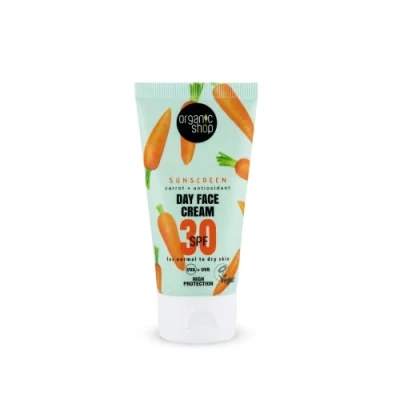 Imagen de ORGANIC SHOP CARROT CREMA FACIAL DE DIA SPF30 50ML