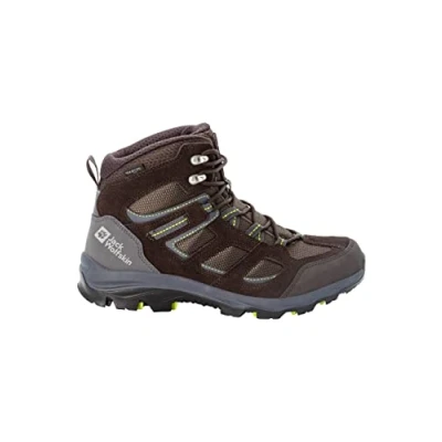 Imagen de Jack Wolfskin Vojo 3 Texapore Mid M, Zapatos de Exterior Hombre, Marrón Oscuro y Lima, 47.5 EU