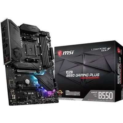 Imagen de MSI Placa base MPG B550 Gaming Plus (ATX) AMD AM4 DDR4 M.2 USB 3.2 Gen 2 HDMI ATX Modera Ryzen™ 5000