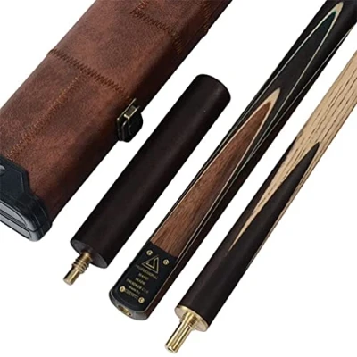 Imagen de CUESOUL Clásico Hecho a Mano de 57 Pulgadas Rosewood 3/4 Pieza Snooker Cue + Case y Extensión (CSSC008)
