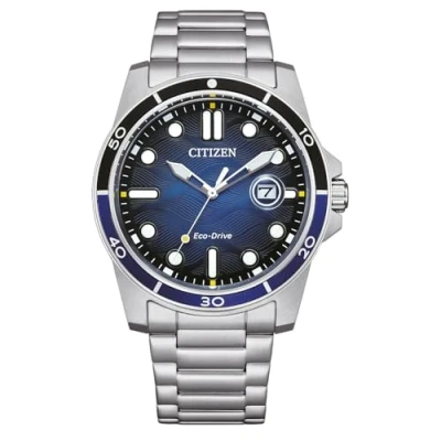 Imagen de CITIZEN Reloj Analógico para Hombres de Cuarzo con Correa en Acero Inoxidable AW1810 85L