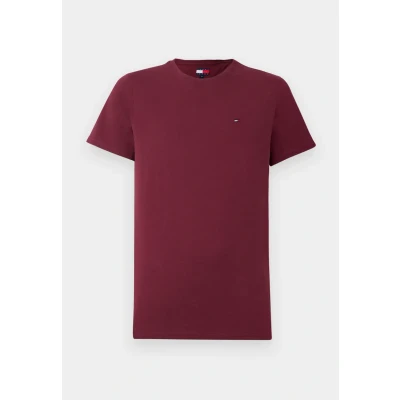 Imagen de Tommy Jeans SLIM TEE Camiseta básica, Hombre, Talla: 46, Red wine