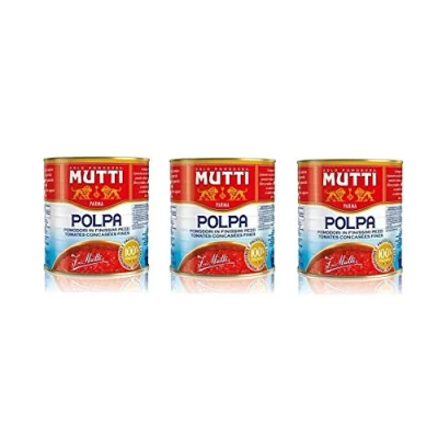 Imagen de 6x Mutti Polpa di Pomodoro Tomato Sauce 2,5 Kg. 100% Italian!