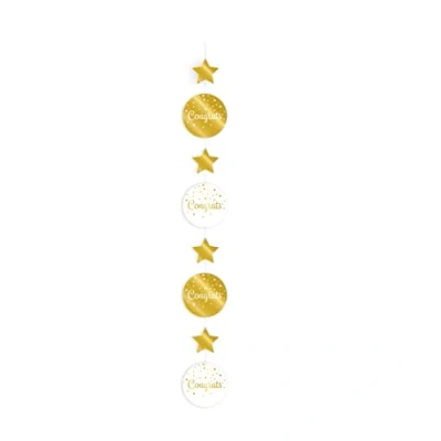 Imagen de PD Party Hanging Decorations, Color oro/blanco (7023213)