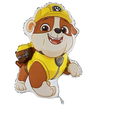 Imagen de Toyland® Globo de papel aluminio con personaje escombros la Patrulla Canina gigante 35 pulgadas Globos fiesta para niños