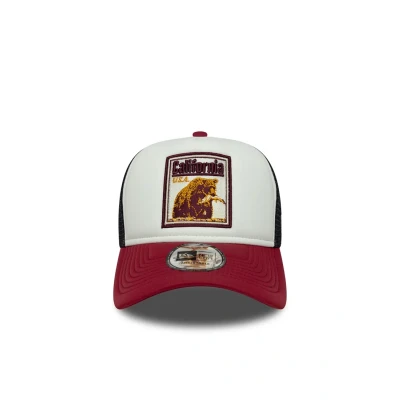 Imagen de New Era Patch Trucker Unisex Gorra, Talla: One Size, Dark red/white