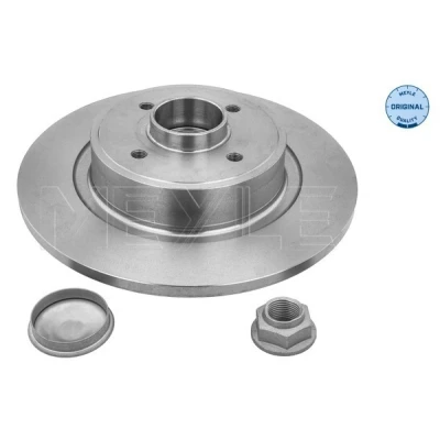 Imagen de MEYLE 16 15 523 4116 Disco de freno Eje trasero 274 10,9 4 100 macizo con cojinete rueda incorporado, anillo sensor ABS RENAULT: GRAND SCENIC 2