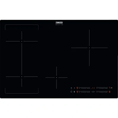 Imagen de Zanussi ZIFN844K Placa con 4 inducciones, 80 cm (Power, función Puente, Slider Independiente, Hob2Hood, Zona 24 cm, 3.6 KW, Temporizador, F. Pausa, sin Marco, Easy Fix, extraplana)