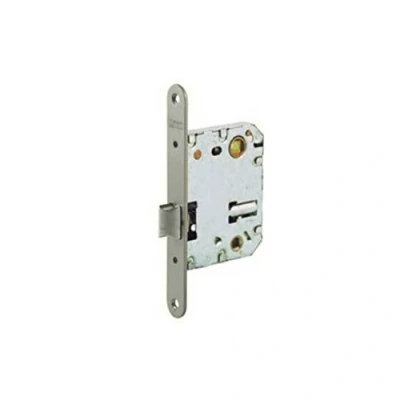 Imagen de Tesa Assa Abloy 134U5RHN Picaporte Unificado Para Puertas de Madera Niquelado Entrada 50 mm, Frente Redondo 134U