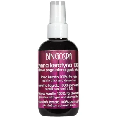 Imagen de BINGOSPA Queratina líquida 100% para cabello fuerte, brillante contra puntas abiertas y rotas 100ml