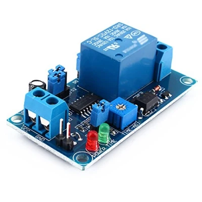 Imagen de wifehelper 12V DC relé de retardo Encendido/Apagado, módulo Interruptor Ajustable, Temporizador Ciclo