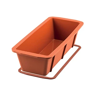 Imagen de Silikomart SFT330 Plum Cake Molde de Silicona 260X100 h 70 mm, Rojo