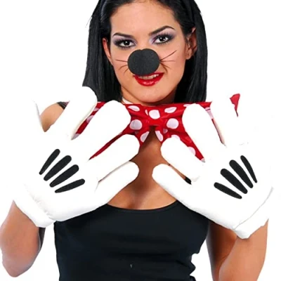 Imagen de Guirca Fiestas GUI16579 Guantes de manos Mickey Mouse con personajes dibujos animados, talla única