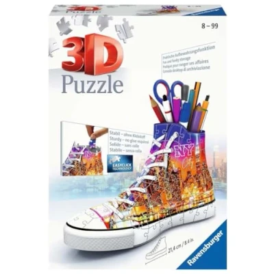 Imagen de Ravensburger 3D Puzzle Zapatillas Skyline, Multicolor (11152)