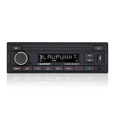 Imagen de Blaupunkt Valencia 200 DAB BT DAB+, Bluetooth, sintonizador RDS, manos libres, USB, entrada auxiliar