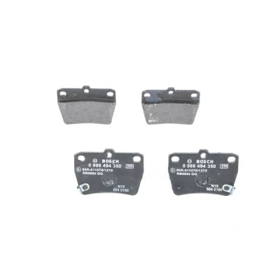 Imagen de BOSCH 0 986 494 350 Juego de pastillas freno Low Metallic con avisador acústico desgaste TOYOTA: RAV4 II SUV, I SUV Cabrio