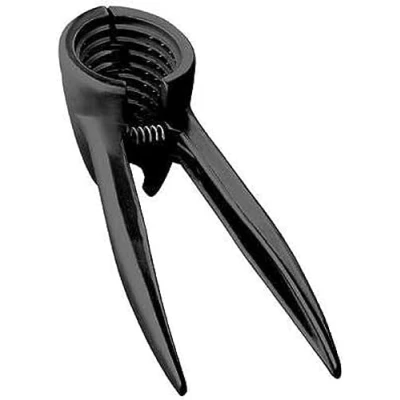Imagen de Fackelmann Cascanueces y Descorchador Cava en Aluminio, Negro, 18.5 x 5.3 cm 1 Ud