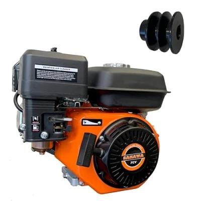 Imagen de SAKAWA Motor Gasolina 4 Tiempos 208CC 7CV 19 mm + Polea