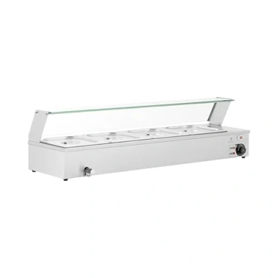 Imagen de Royal Catering Baño María Profesional para Hostelería RCBM_GN1/2_3 (Potencia: 2000 W, Cantidad de contenedores GN: 4, Volumen total: 4 x 6 L)