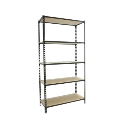 Imagen de Simon Rack Estanteria Metalica, 2000x1100x400 mm, 5 Baldas de Madera, 200 kg Punto Flexión, Estanterias Almacenaje, Antracita/Madera Maderclick