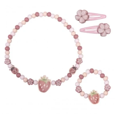 Imagen de Set de Joyería Madera Fresa Little Dutch