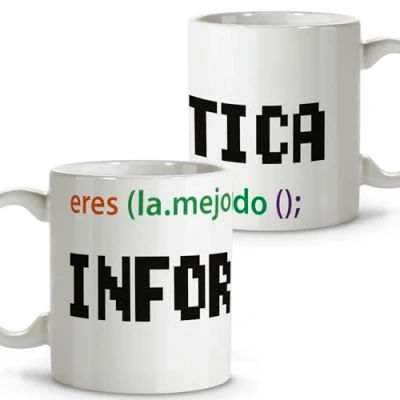 Imagen de LolaPix Regalos para un informatico. Tazas originales regalar. informáticos. personalizadas. Taza cerámica 330 ml.