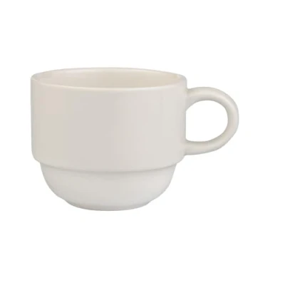 Imagen de B&#039;GHEST Set 6 Uds. Glubel Taza Apilable para Desayuno. Capacidad : 25 Cl. Fabricado en Porcelana Fine China.