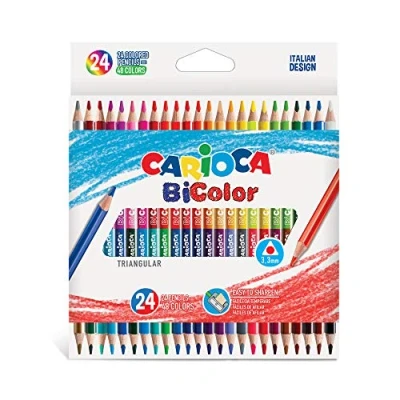 Imagen de Lápices Triangulares BiColor 24 Uds
