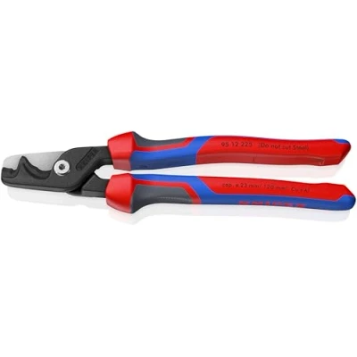 Imagen de KNIPEX StepCut XL 95 12 225 Tijeras para cables (corte escalonado, mango cómodo, bruñido, 232 mm)