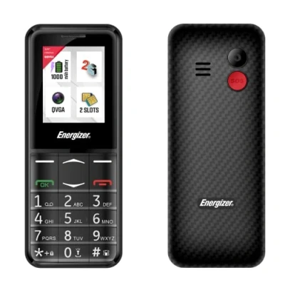 Imagen de Energizer Telefono movil e4 2g 1.77pulgadas Boton sos DS Black Negro