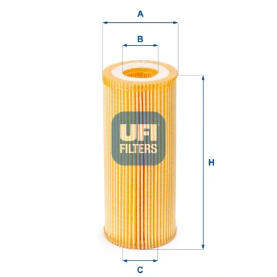 Imagen de UFI Filters, Filtro de Aceite 25.065.00, Recambio, Apto para Coches, Modelos Alfa Romeo y Fiat