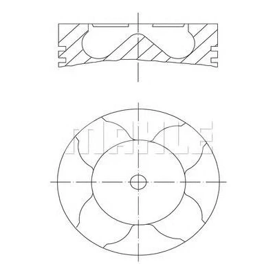 Imagen de Pistón MAHLE 081 PI 00103 000