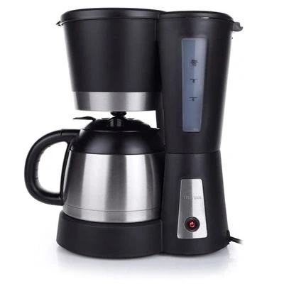 Imagen de Tristar CM 1234 Cafetera con jarra en acero inoxidable y capacidad para 1 litro, hasta 10 tazas de café, 800 W, filtro extraíble, elemento antigoteo