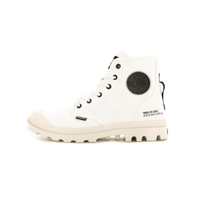 Imagen de Palladium Pampa Supply Unisex Botines con cordones, Hombre, Talla: 38, Star white Zapatos