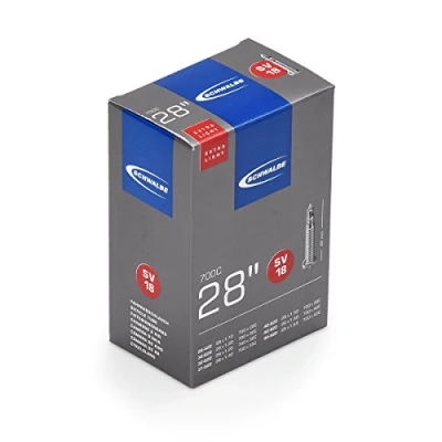 Imagen de SCHWALBE Cámara, 700 x 28 44c Sv18 Extra Light, válvula Presta (Fina), 40 mm, Unisex Adulto, Negro, Zoll