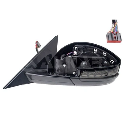 Imagen de Espejo retrovisor Alkar 6347075 sin cubierta izquierda eléctrico calefactable, con memoria, sensor de temperatura, abatible eléctricamente para ve