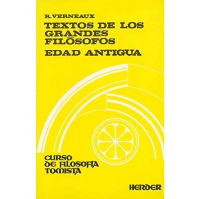 Imagen de Textos de los grandes filósofos: Edad Antigua (SIN COLECCION)