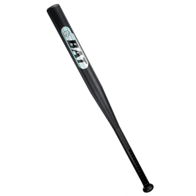 Imagen de Tradineur Bate de béisbol aluminio, agarre antideslizante, prácticas, entrenamientos, deporte, aire libre, adolescentes, adultos (Negro 69,5 cm)