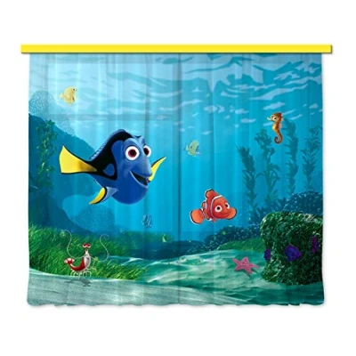Imagen de AG Design FCSXL 4320 Cortinas para niños, Tela, Multicolore, 0.1x180x160 cm