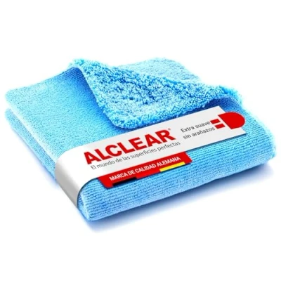 Imagen de ALCLEAR 820203U Paño de microfibra, limpieza coche, bayeta para limpiar la pintura del coche y el salpicadero, 40x40 cm