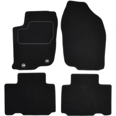 Imagen de MAMMOOTH A041 TOY336 PRM 01 Juego de alfombrillas suelo textil delante y detrás 4 negro TOYOTA: RAV4 IV SUV