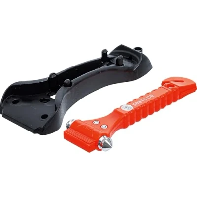 Imagen de BGS Diy 50615 Martillo de emergencia con cortador del cinturón seguridad 170 mm
