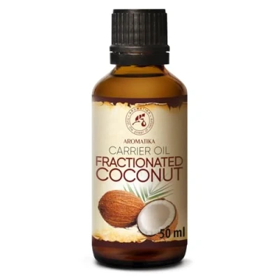 Imagen de Aceite de Coco 50ml Fraccionado Cocos Nucifera Oil Germany 100% Puro y Natural Grandes Beneficios para la Cabello Piel Excelente con Esencial Aromaterapia SPA Baño Masaje
