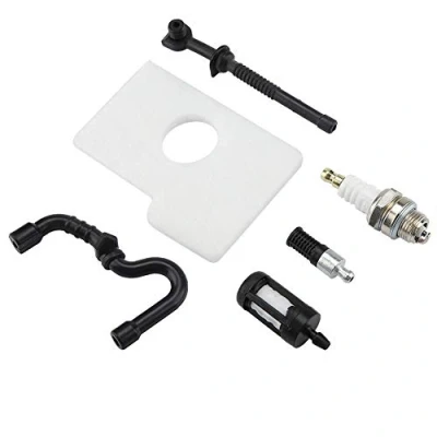 Imagen de TOPINCN Kit De Reemplazo Filtro Aceite Combustible Y Bujías Aire Para Stihl 017 018 Ms170 Ms180 Motor Motosierra Asequible Cortacéspedes Piezas Accesorios