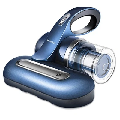 Imagen de Mamibot Aspirador de Cama UV inalámbrico ácaros del Polvo, Limpiador colchón Mano, Lámpara germicida Tipo U para Camas, Almohadas, Limpieza sofás