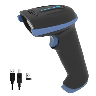 Imagen de Tera Escáner de código Barras QR 2D inalámbrico con Cable USB 1D Lector Mano para códigos Digitales/Impresos, Funciona Windows Mac Linux, D5100
